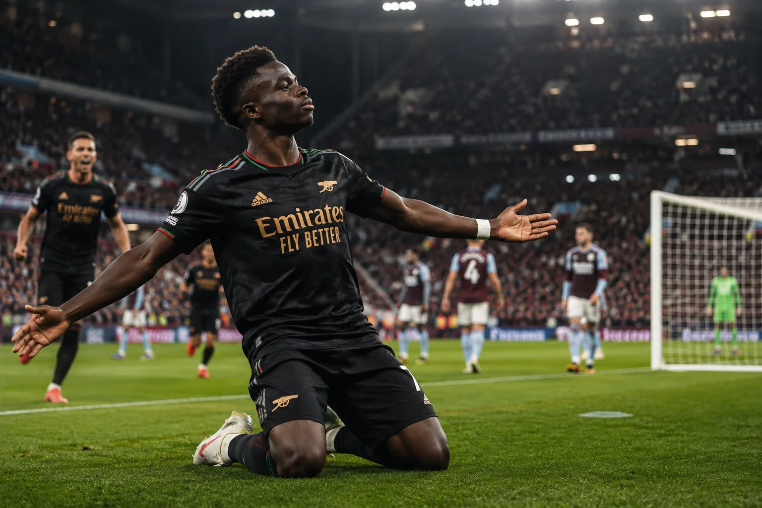 Arsenal Stay Perfect as Bukayo Saka Secures Important Win at Aston Villa
