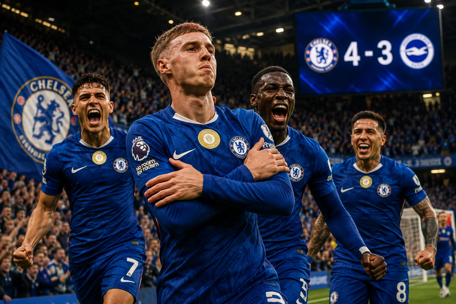 Chelsea 4-3 Brighton: Seven-Goal Thriller Shows Chelsea’s New Attacking Power