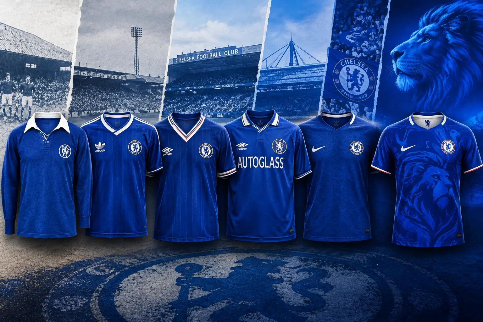 Chelsea Shirts Through the Decades: From Eton Blue to the Lion of 2026/27